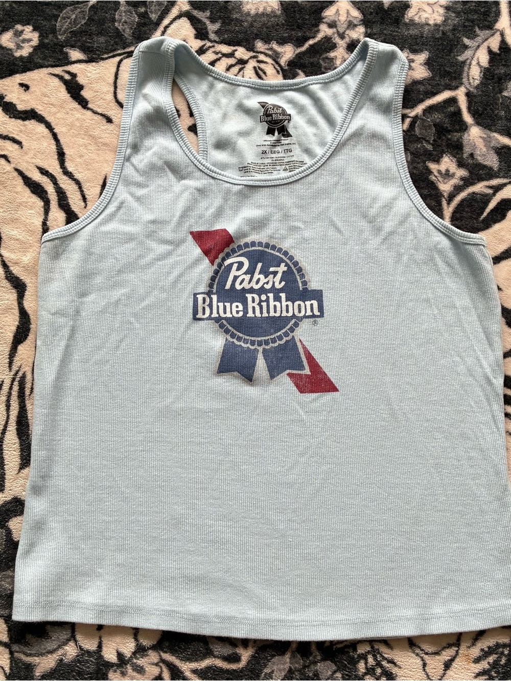008 - WOMENS PABST BLUE RIBBON BEERS TANK TOP